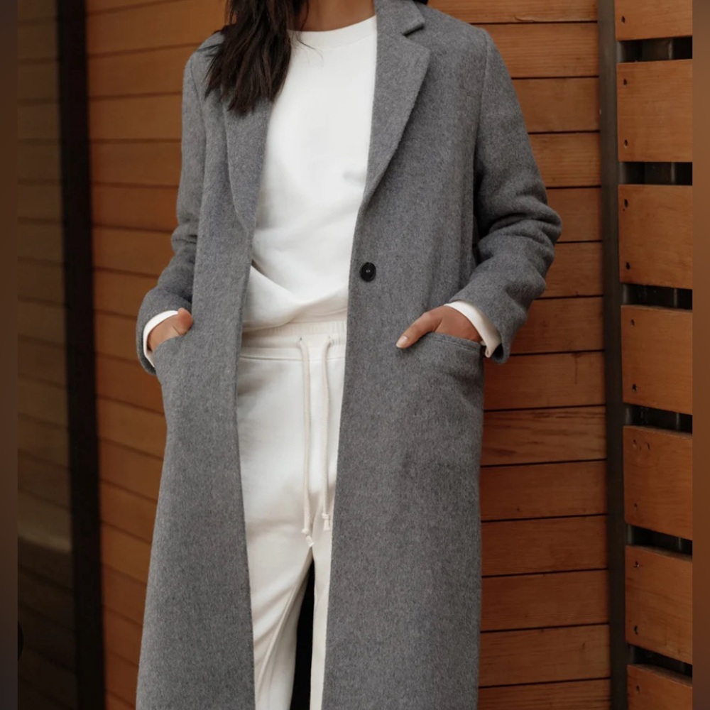 NWT JENNI KAYNE Carlyle Gray Coat - M